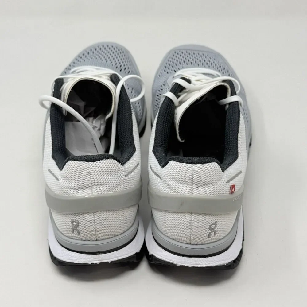 On Cloudsurfer Running Shoes Mens 10.5 Gray White Mesh Lightweight Sneakers - Picture 10 of 16